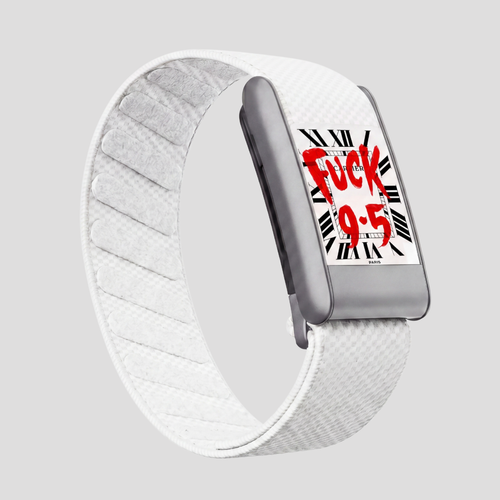 F*ck 9-5 White STRYDE WHOOP Band