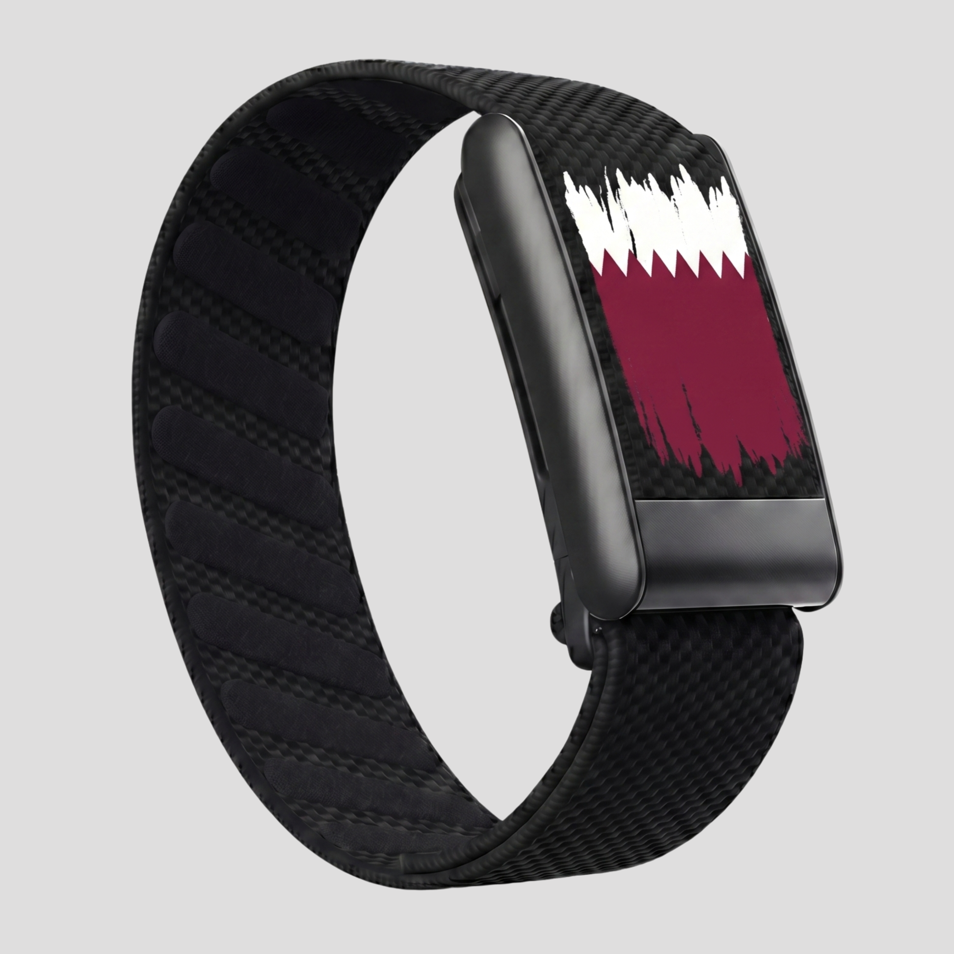 Qatar Flag Black STRYDE Band